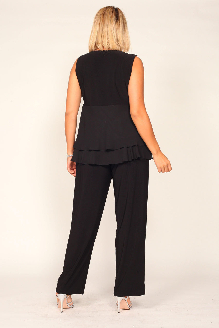 R&M Richards Plus Size Sleeveless Pant Set 3044W