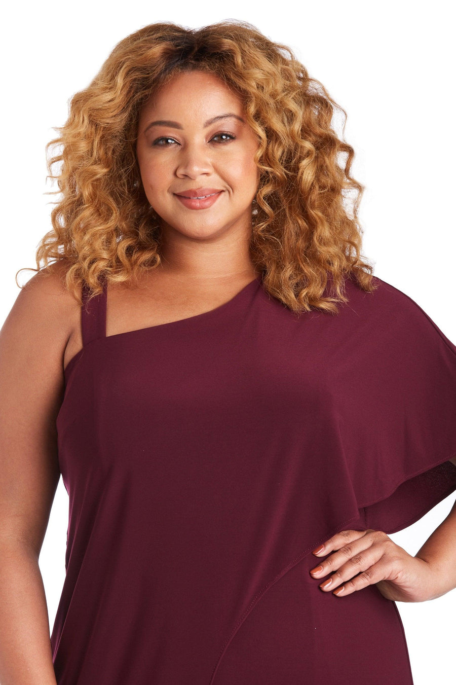 R&M Richards Formal Plus Size Jumpsuit 3130W - The Dress Outlet