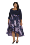 R&M Richards Plus Size High Low Dress 3131W - The Dress Outlet