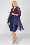 R&M Richards Short Formal Mother of Bride Dress - The Dress Outlet R&M Richards