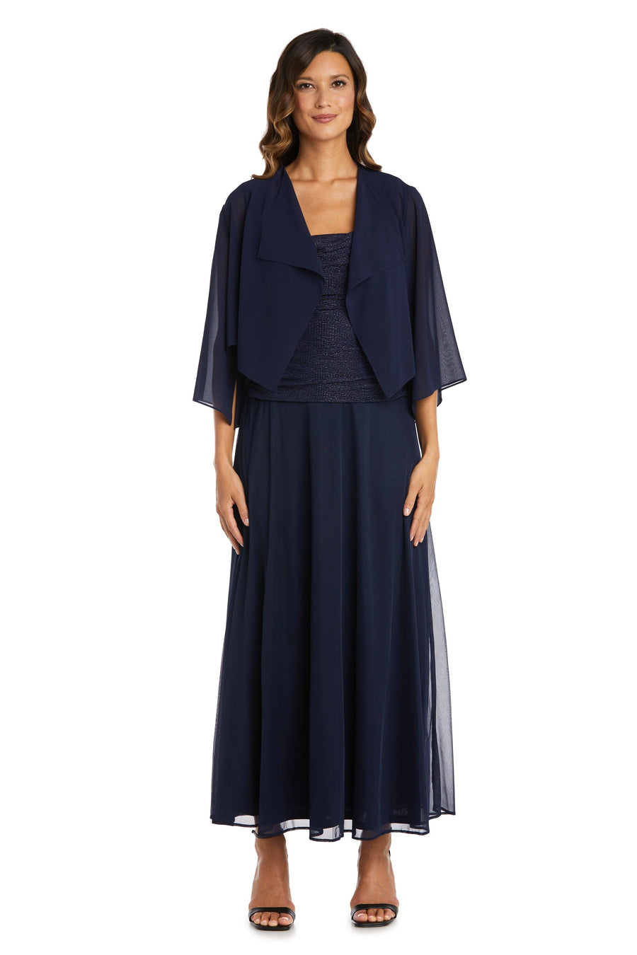 R&M Richards 3/4 Sleeve Shrug Formal Jacket 9249 - The Dress Outlet