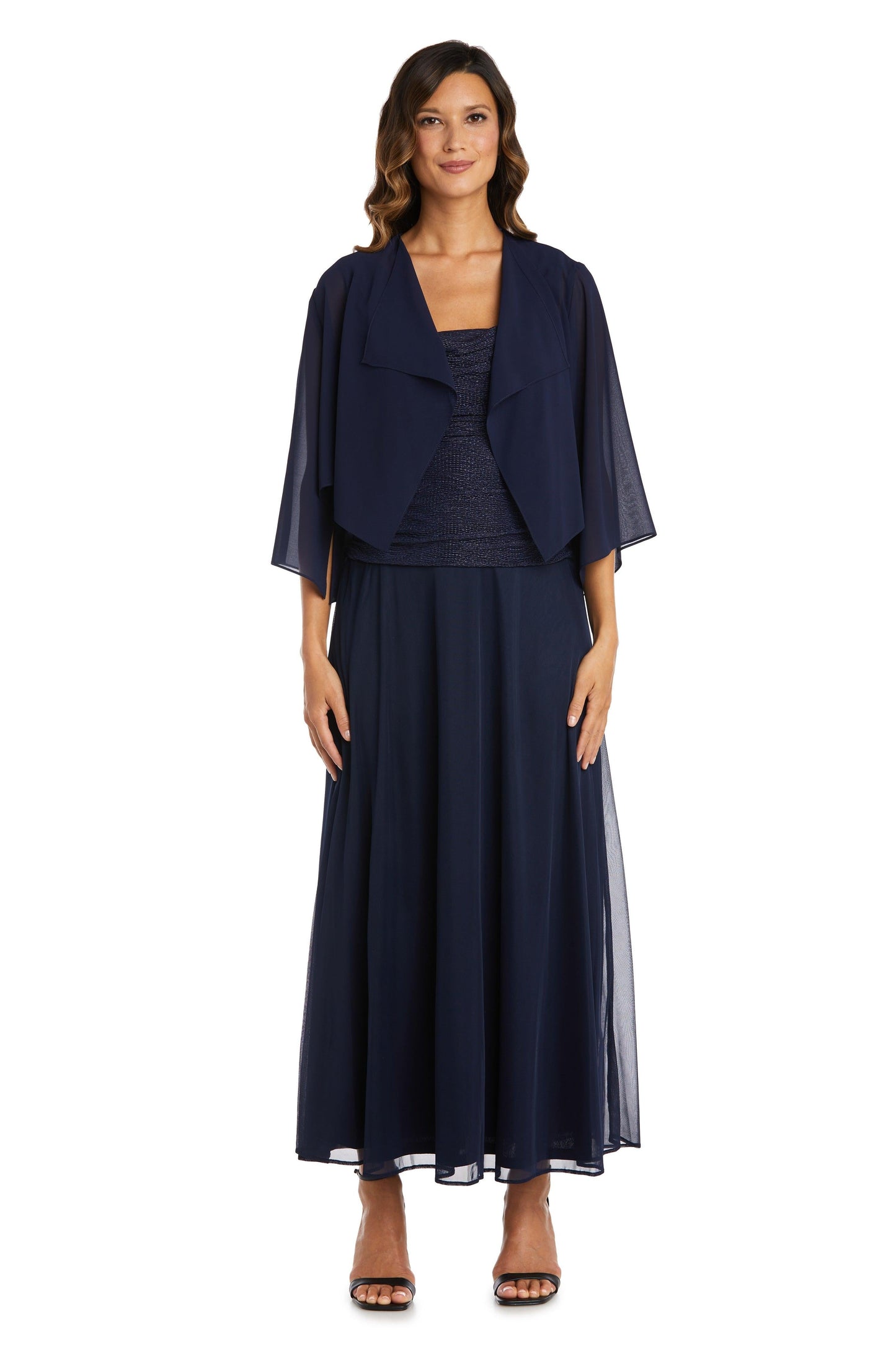 R&M Richards 3/4 Sleeve Shrug Formal Jacket 9249 - The Dress Outlet