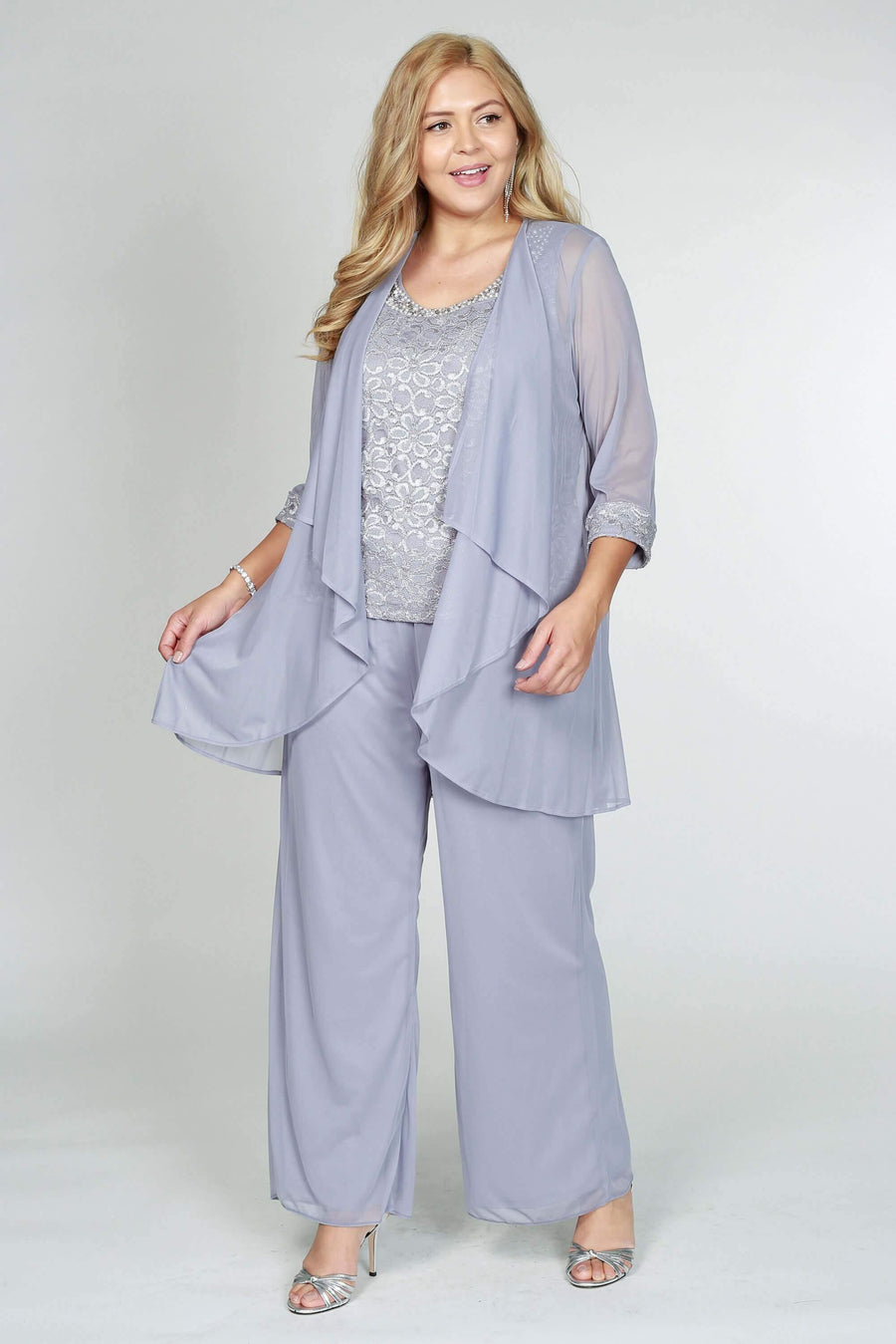 R&M Richards Mother of the Bride Pant Suit Made in USA - The Dress Outlet R&M Richards