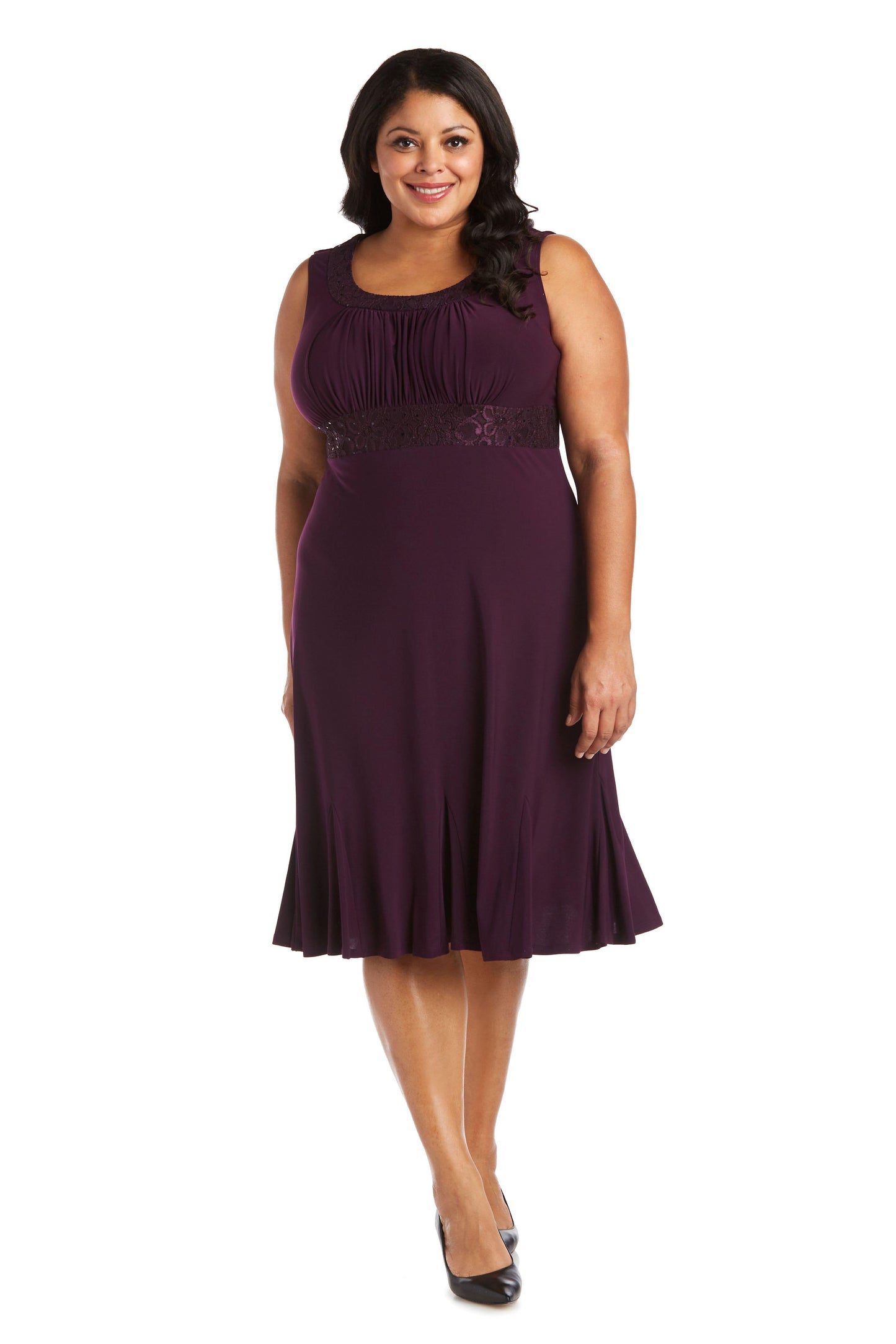 R&M Richards Mother of the Bride Short Dress 5393W - The Dress Outlet