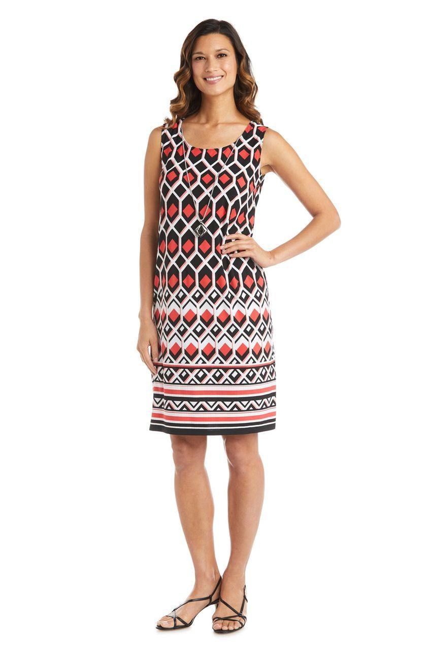 R&M Richards Short Two Piece Print Jacket Dress 5927 - The Dress Outlet