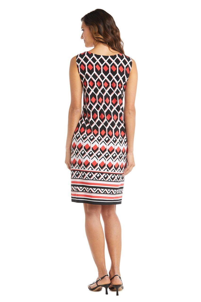 R&M Richards Short Two Piece Print Jacket Dress 5927 - The Dress Outlet