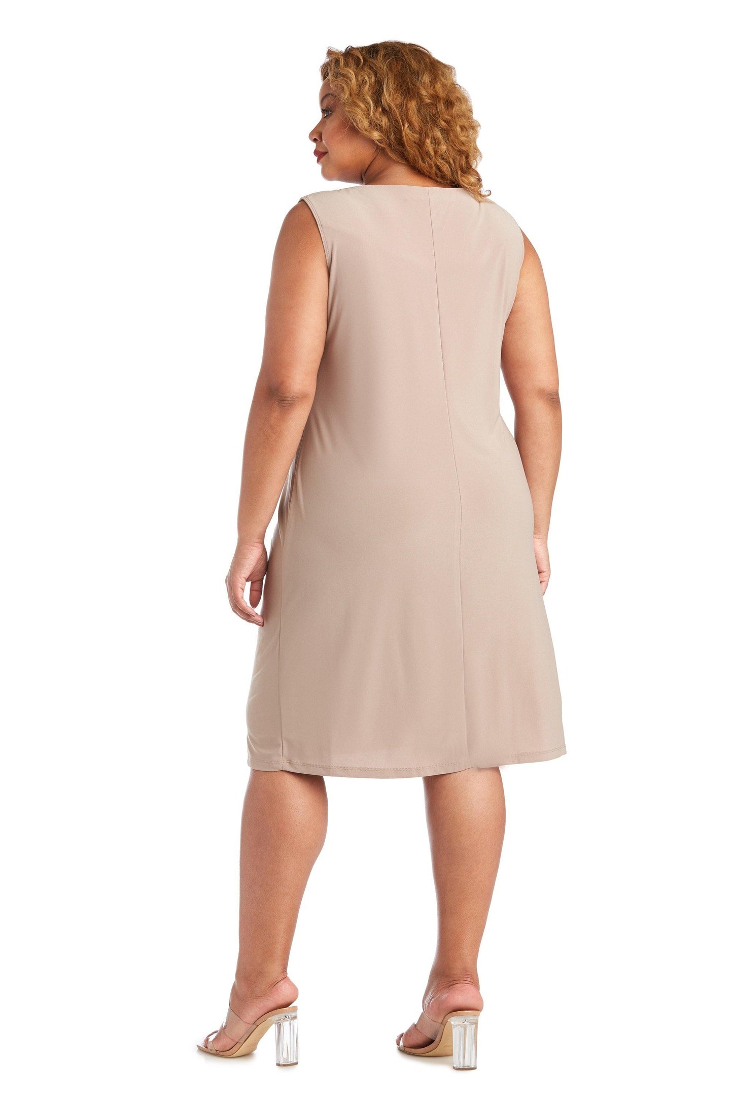 R&M Richards Plus Size Two Piece Set Jacket Dress 7005W - The Dress Outlet