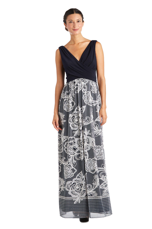 R&M Richards Long Formal Dress 7225 - The Dress Outlet