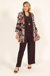 R&M Richards Two Piece Print Pant Suit 7496 - The Dress Outlet