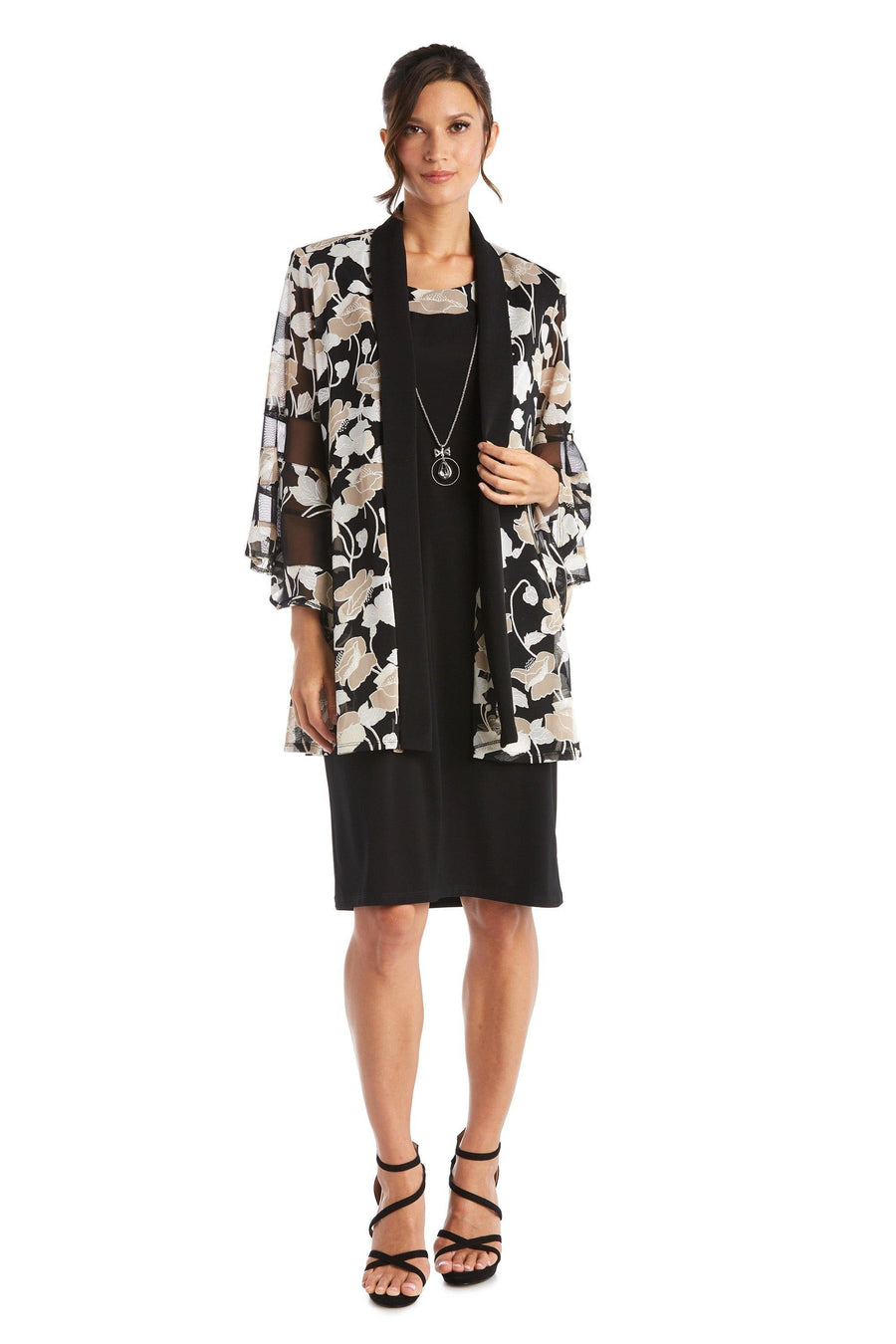 R&M Richards Short Mother of the Bride Dress 7509 - The Dress Outlet