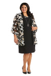 R&M Richards Short Plus Size Print Jacket Dress 7509W - The Dress Outlet