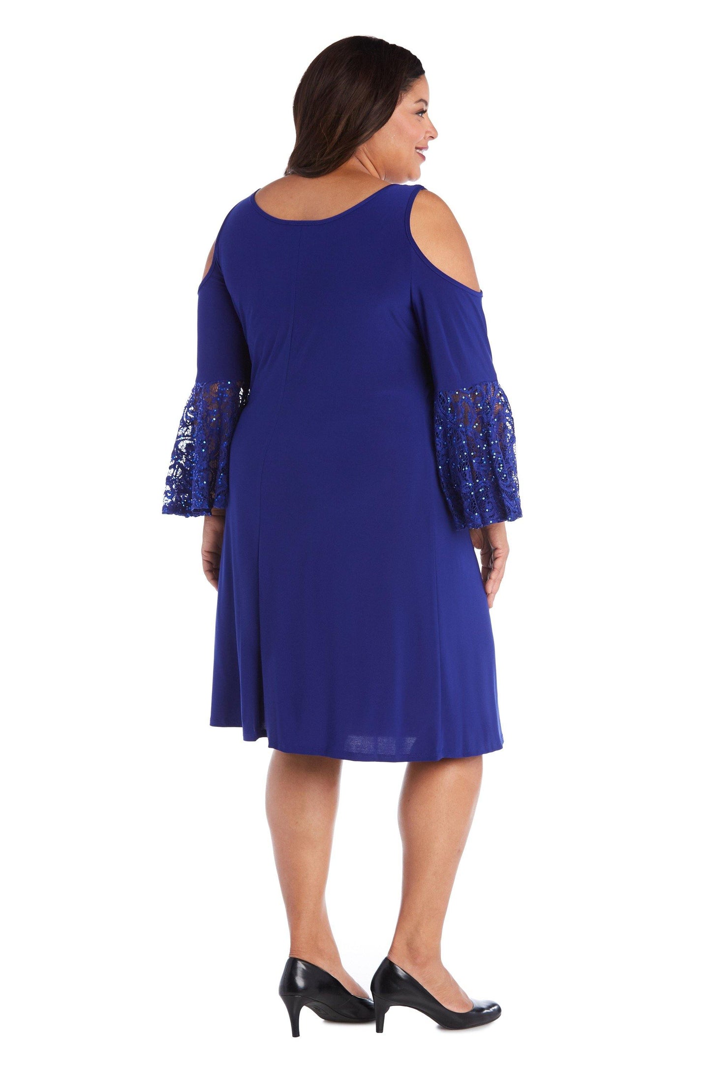 R&M Richards Plus Size Short Dress 8942W - The Dress Outlet