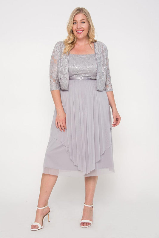 R&M Richards Short Formal Dress Petite - The Dress Outlet R&M Richards