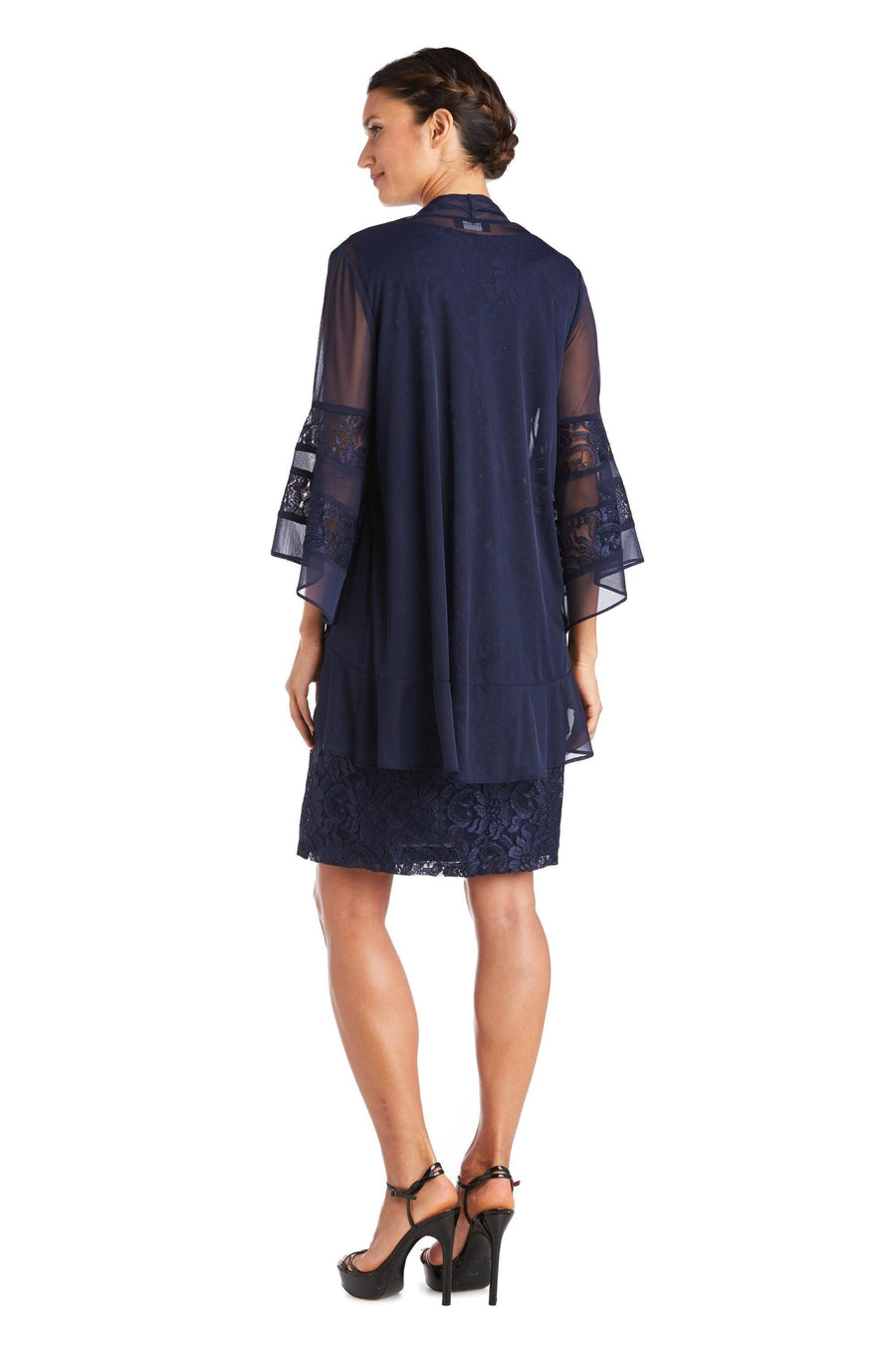 R&M Richards Chiffon Jacket Formal Dress Sale - The Dress Outlet