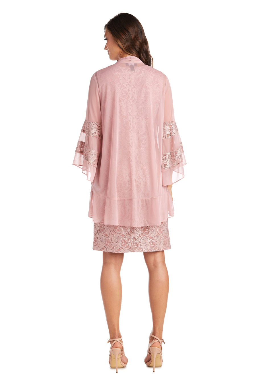R&M Richards Chiffon Jacket Formal Dress Sale - The Dress Outlet