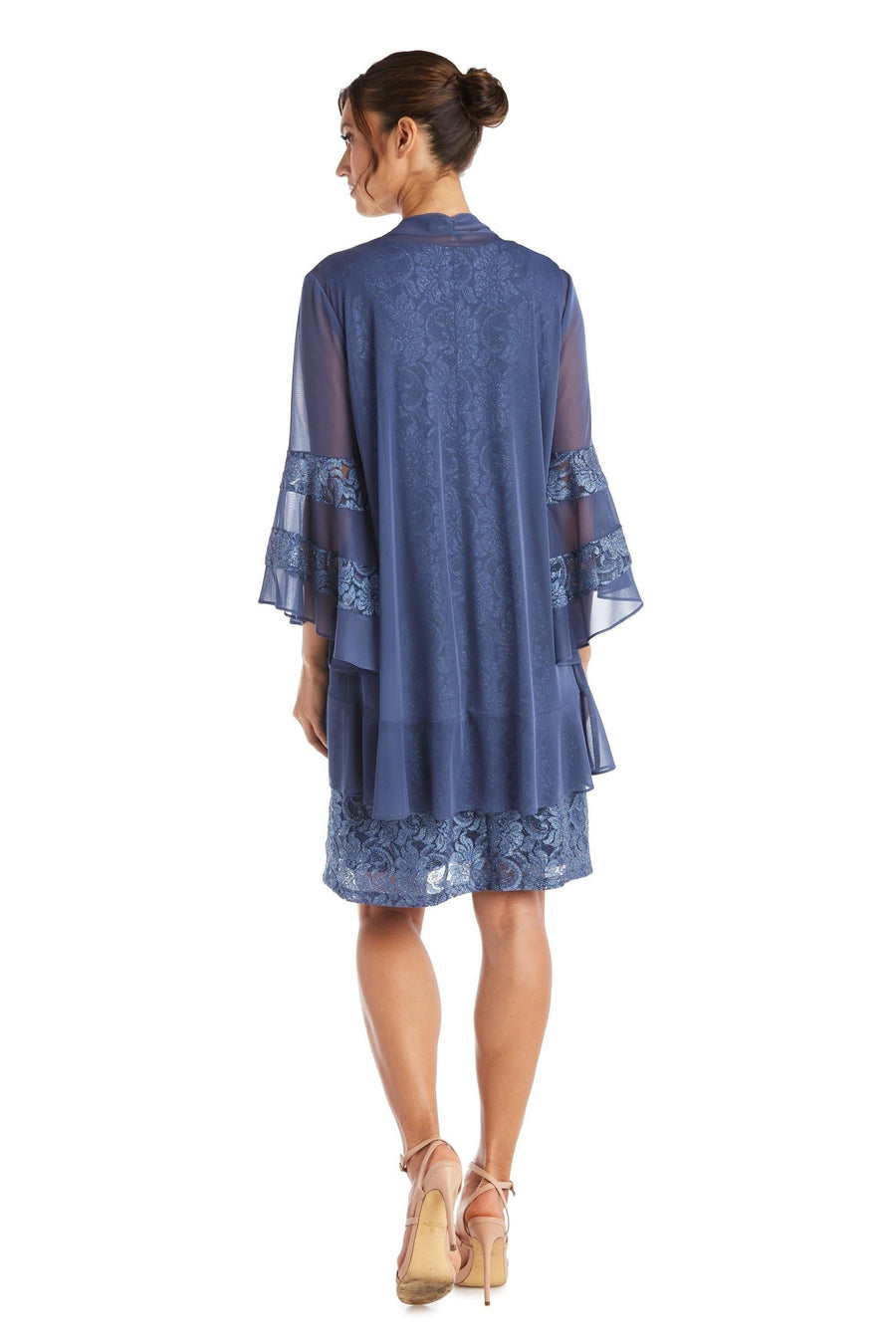 R&M Richards Chiffon Jacket Formal Dress Sale - The Dress Outlet