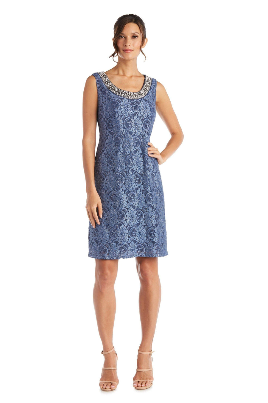 R&M Richards Chiffon Jacket Formal Dress Sale - The Dress Outlet