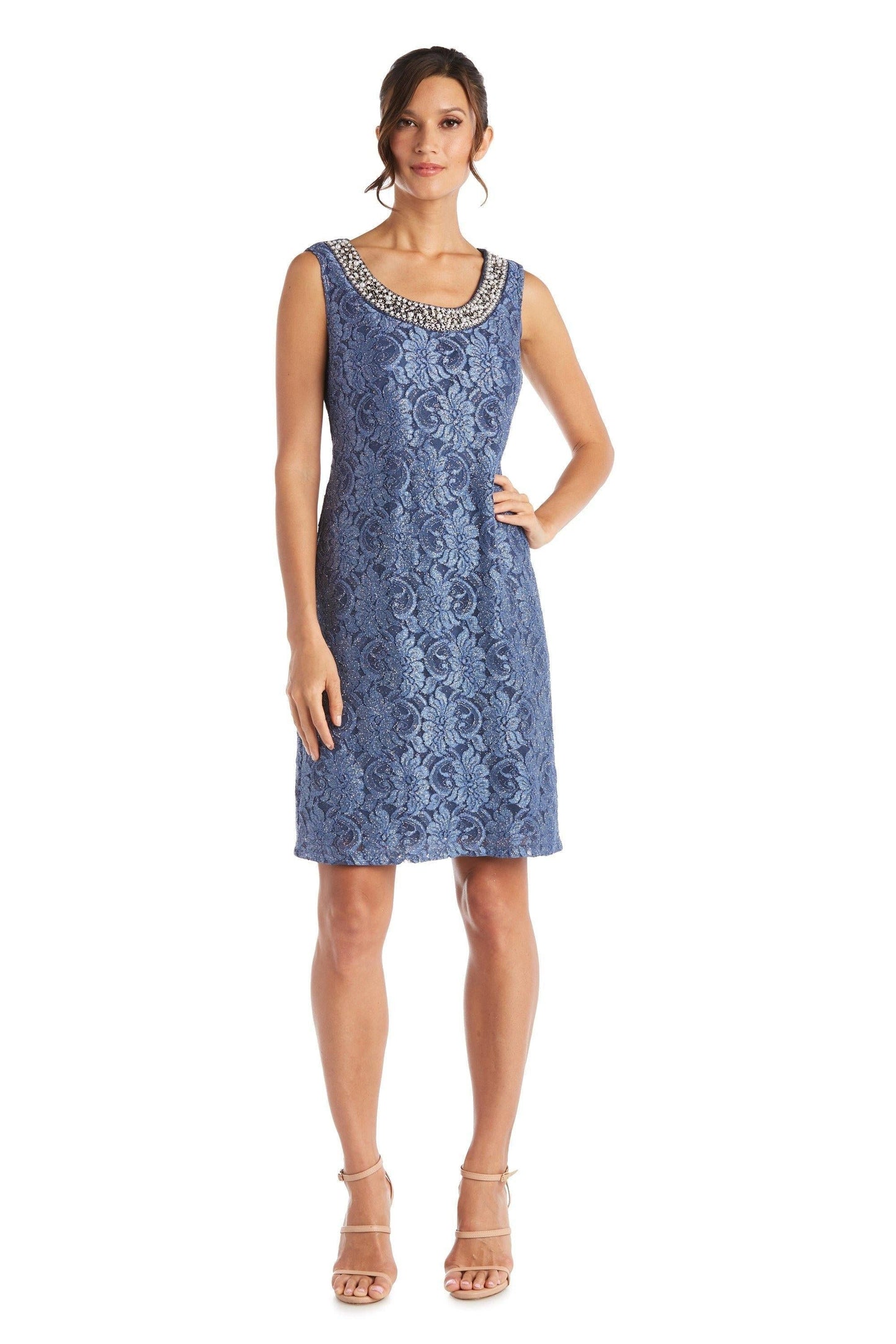 R&M Richards Chiffon Jacket Formal Dress Sale - The Dress Outlet