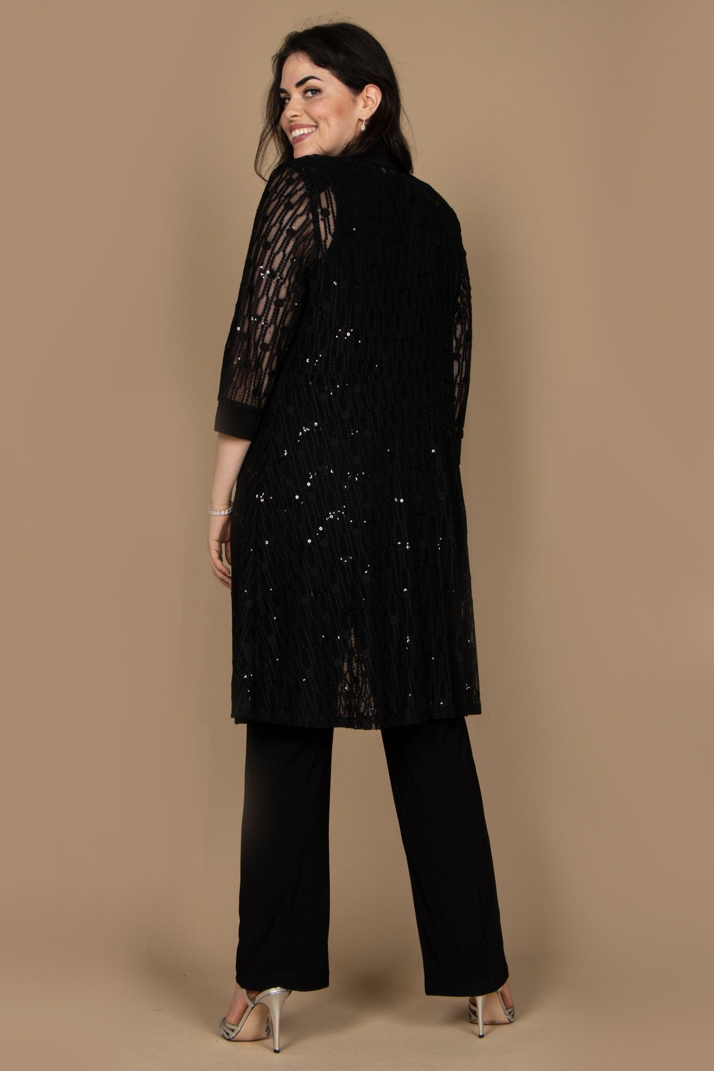 R&M Richards Formal Duster Pant Suit 7914 - The Dress Outlet