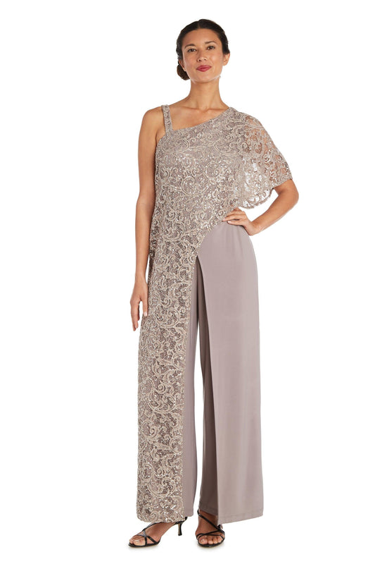R&M Richards Formal Evening Petite Jump Suit 3556P - The Dress Outlet