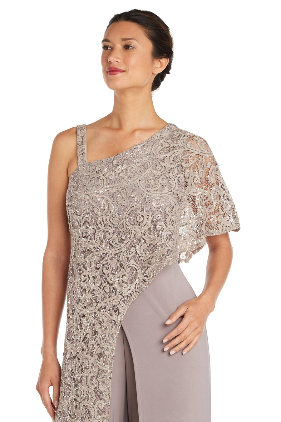 R&M Richards Formal Evening Petite Jump Suit 3556P - The Dress Outlet