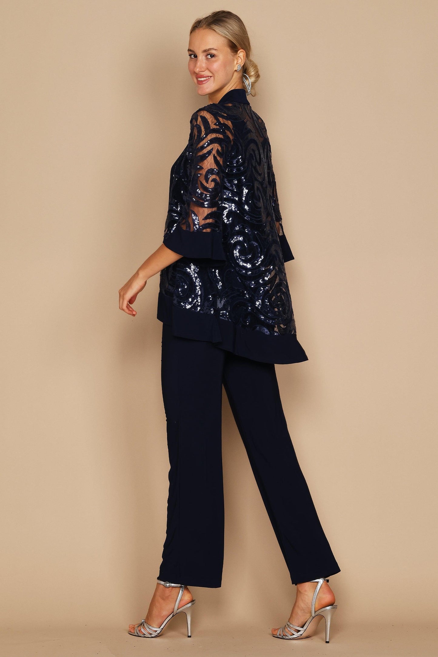 R&M Richards 2343P Formal Petite Pant Suit