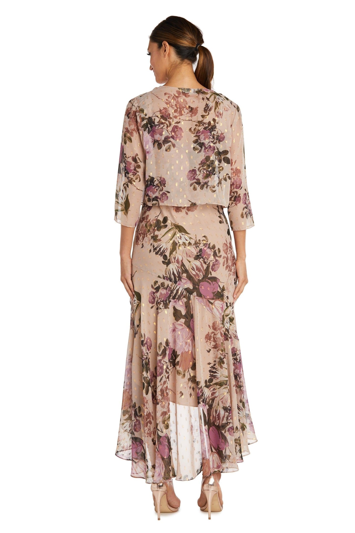 R&M Richards High Low Petite Jacket Dress 7633P Sale - The Dress Outlet