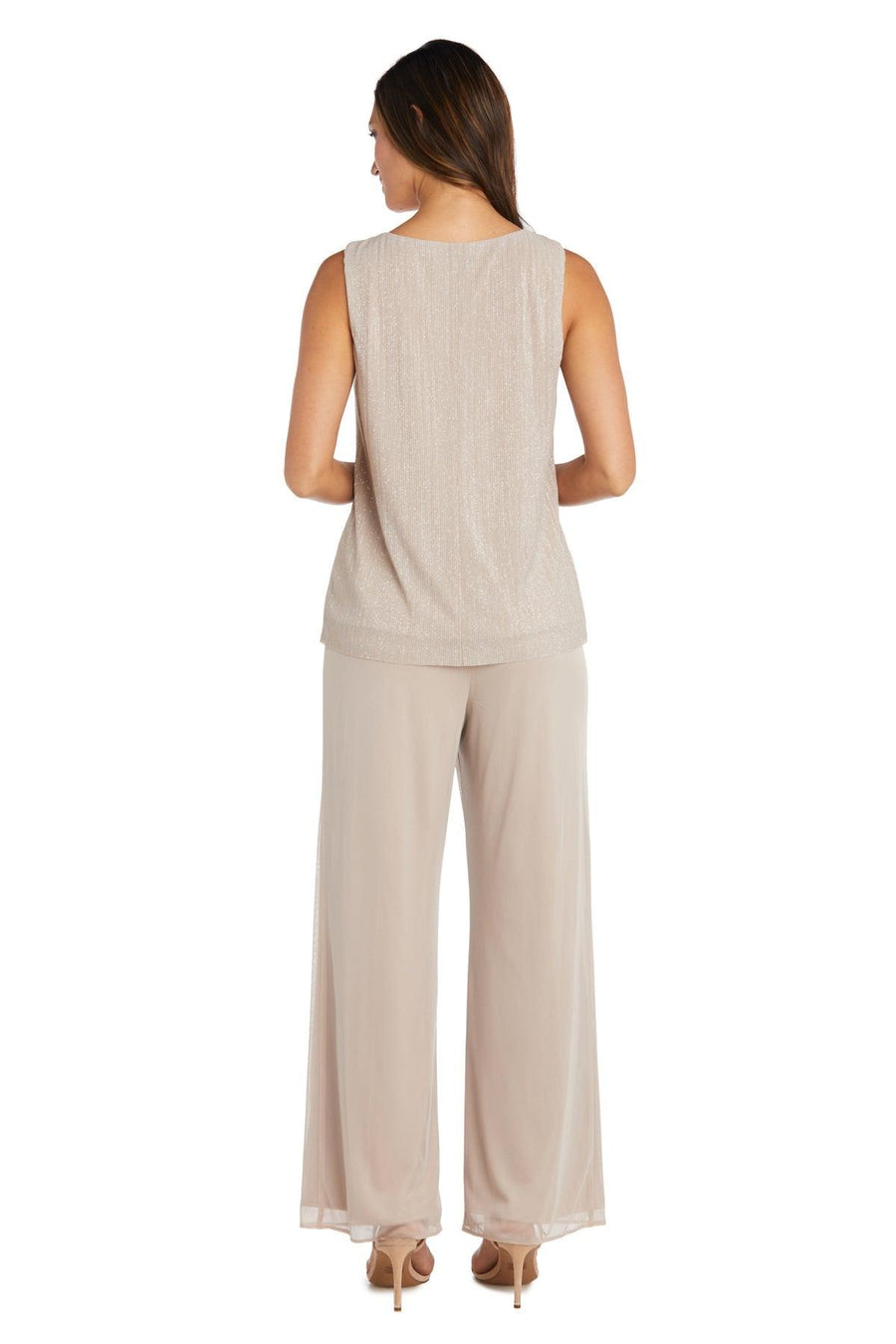 R&M Richards Long Formal Chiffon Pant Suit Sale - The Dress Outlet
