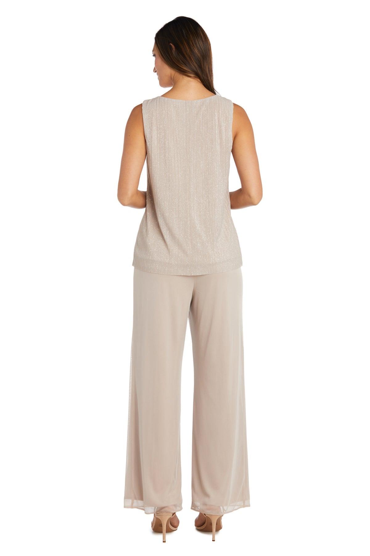 R&M Richards Long Formal Chiffon Pant Suit Sale - The Dress Outlet
