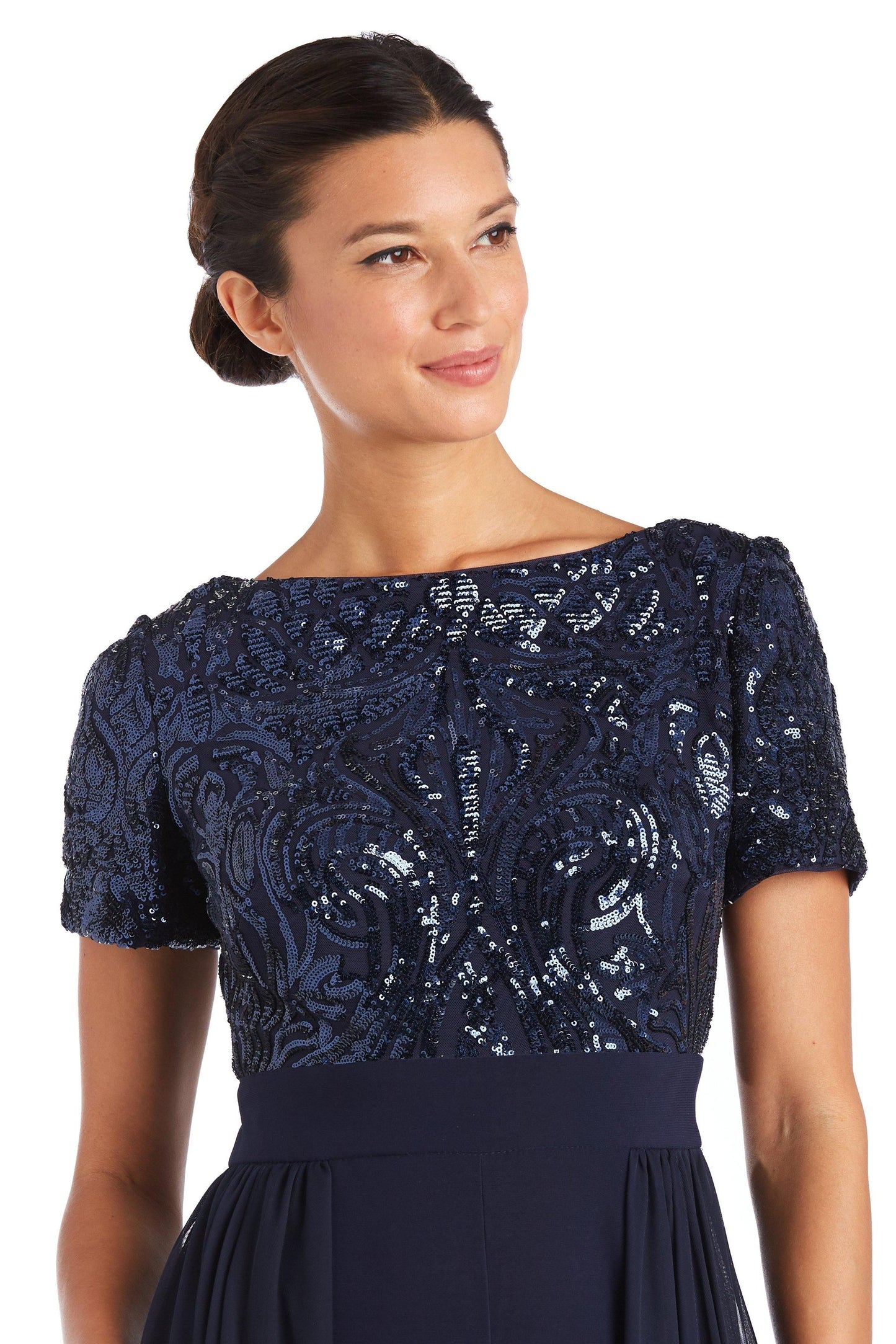 R&M Richards Long Formal High Low Jumpsuit 7632 - The Dress Outlet