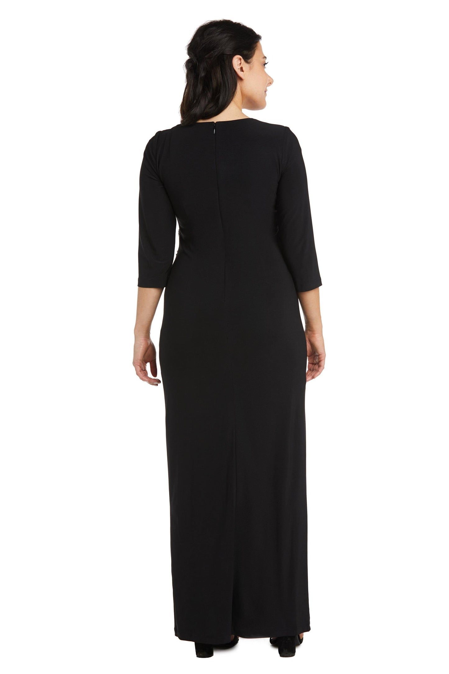 R&M Richards Long Formal Petite Dress 3780P - The Dress Outlet