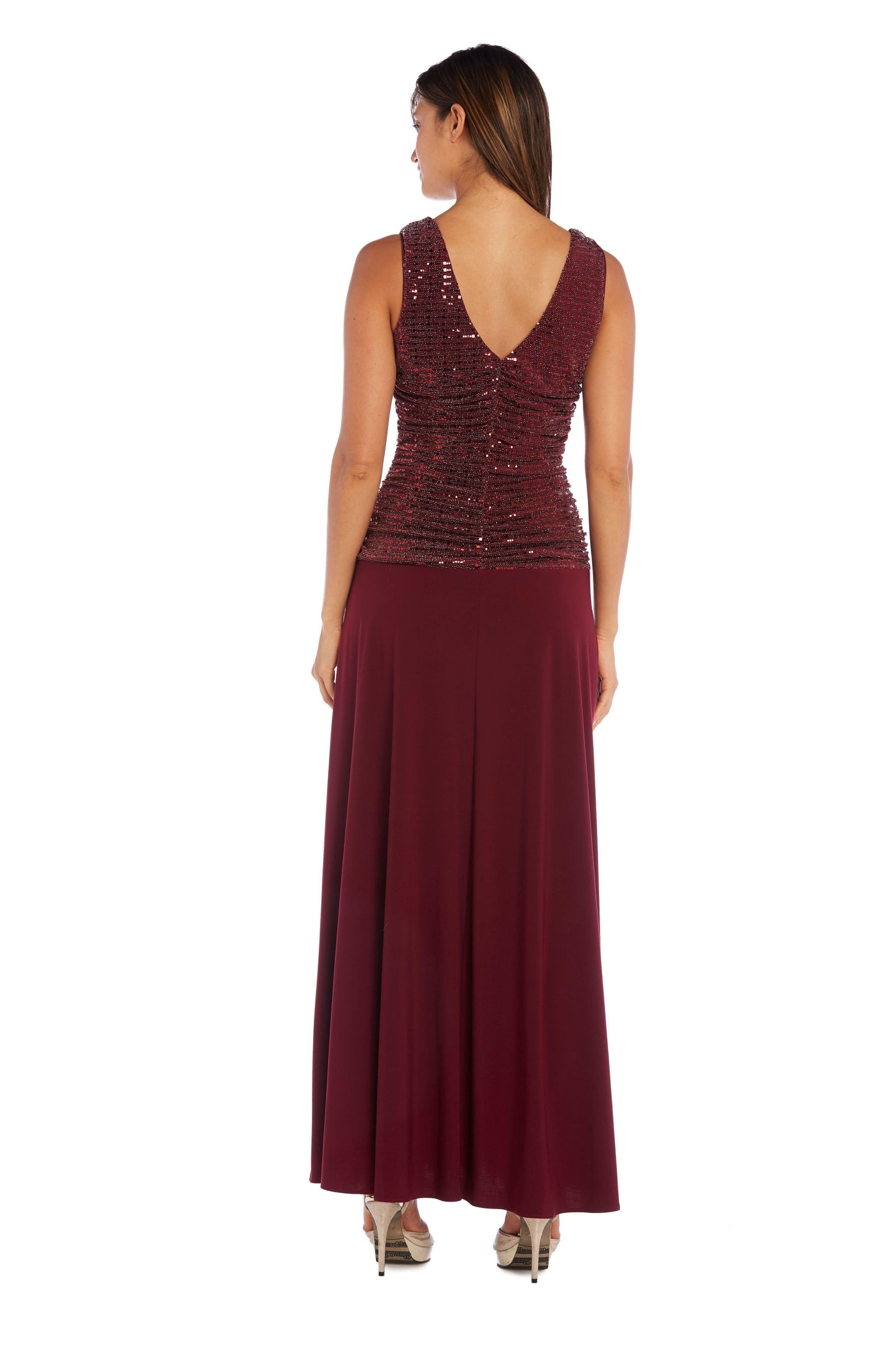 R&M Richards Long Formal Petite Dress 9159P - The Dress Outlet
