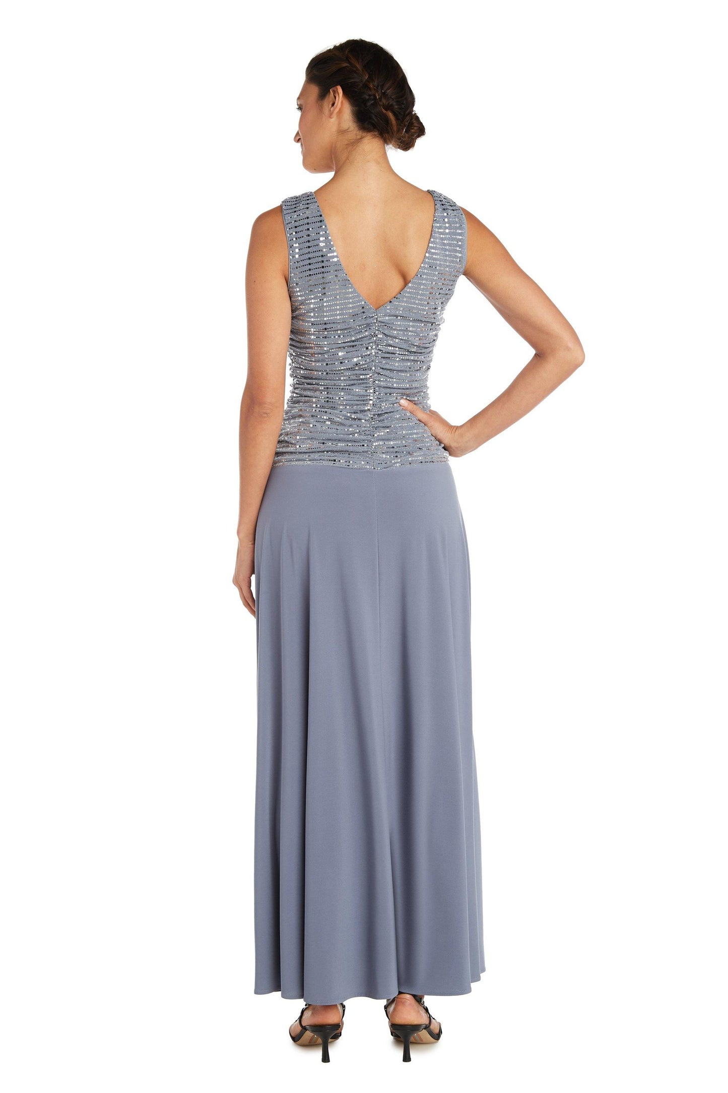 R&M Richards Long Formal Petite Dress 9159P - The Dress Outlet