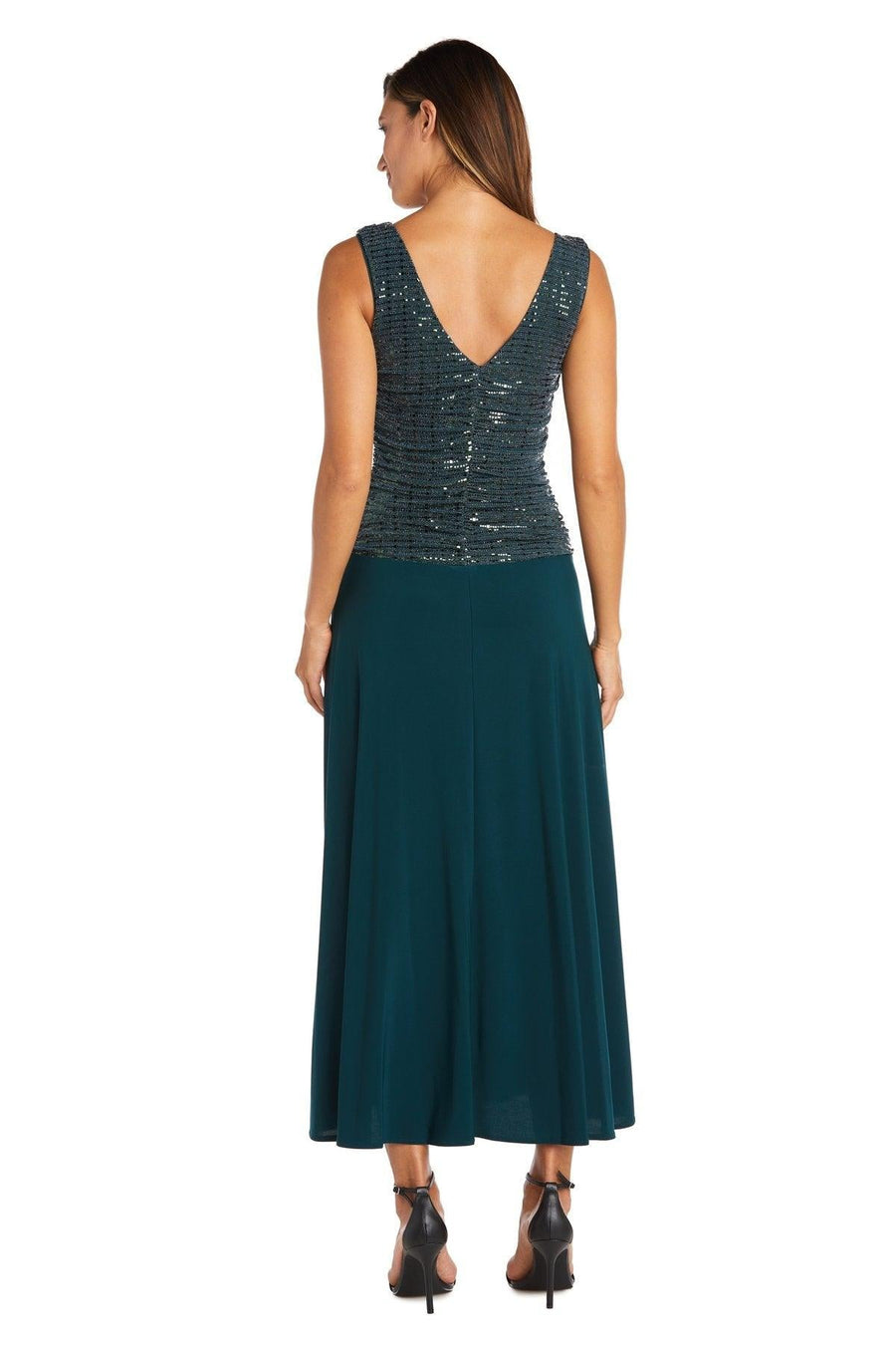 R&M Richards Long Formal Petite Dress 9159P - The Dress Outlet