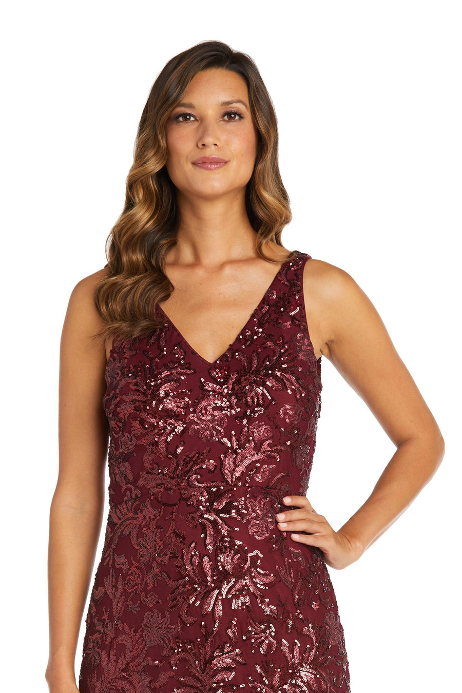 R&M Richards Long Formal Petite Dress Sale - The Dress Outlet