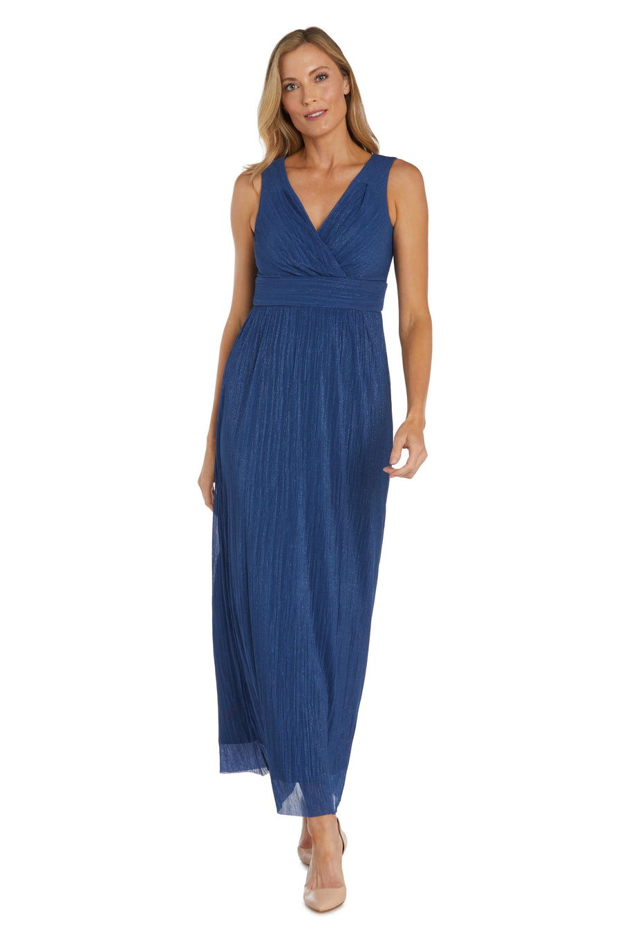 R&M Richards Long Formal Petite Jacket Dress 2475P - The Dress Outlet