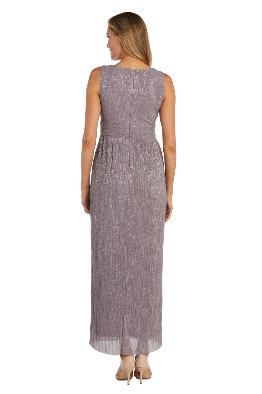 R&M Richards Long Formal Petite Jacket Dress 2475P - The Dress Outlet