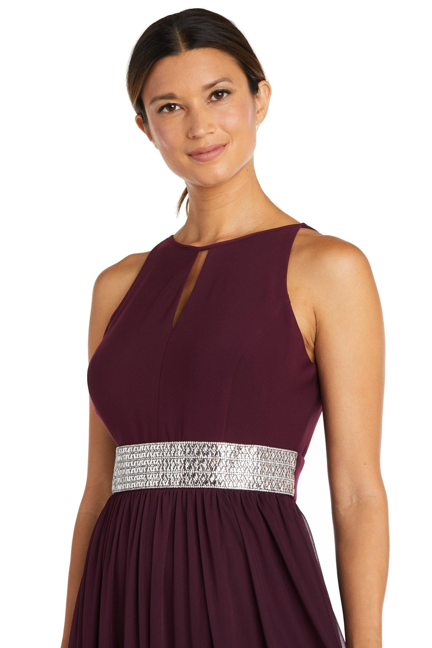 R&M Richards Long Formal Petite Jumpsuit 5375P - The Dress Outlet