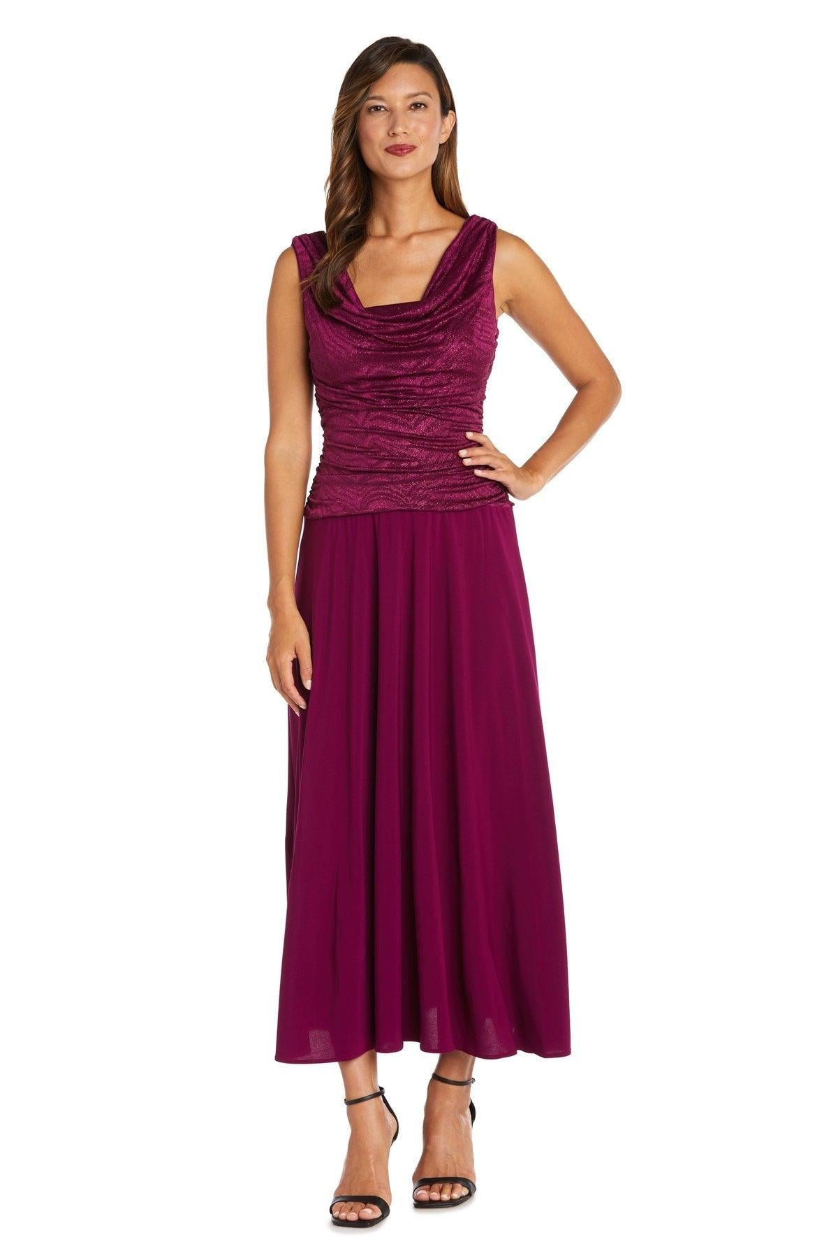 R&M Richards Long Formal Petite Maxi Dress 3629P - The Dress Outlet
