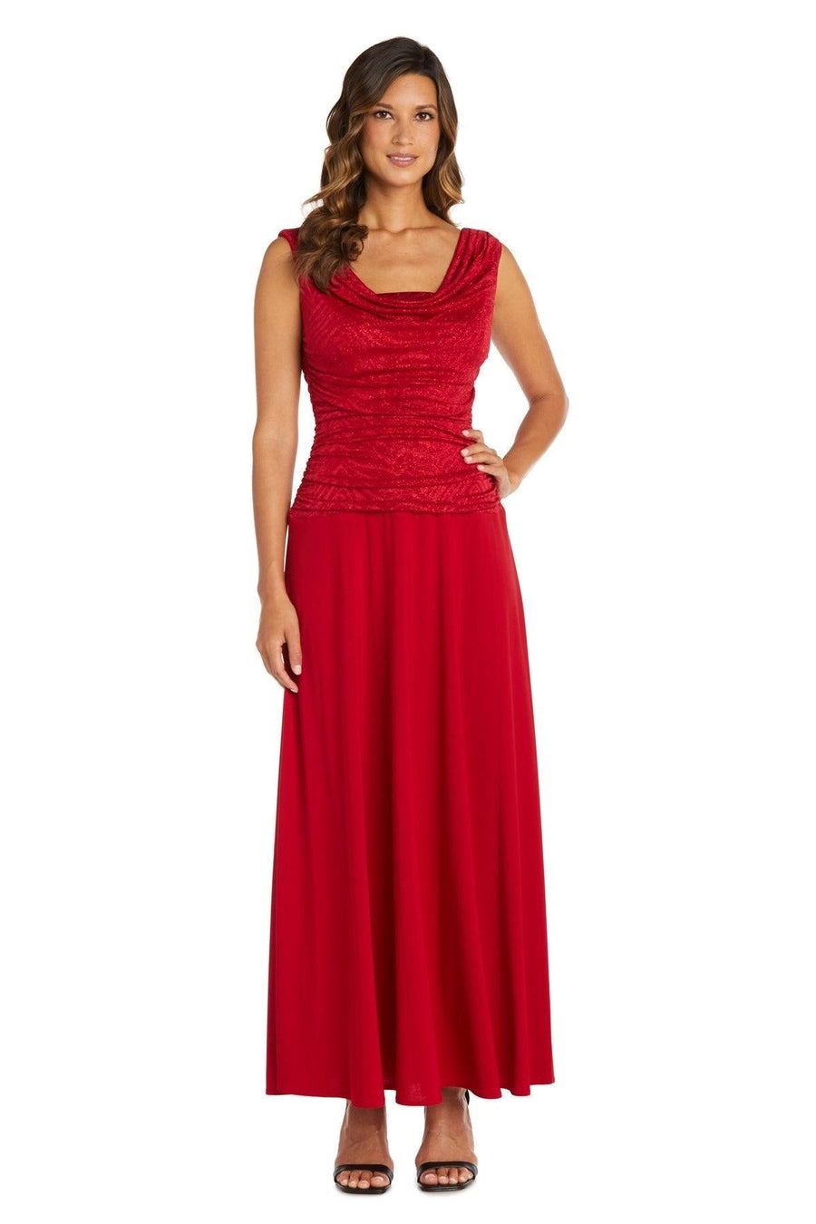 R&M Richards Long Formal Petite Maxi Dress 3629P - The Dress Outlet