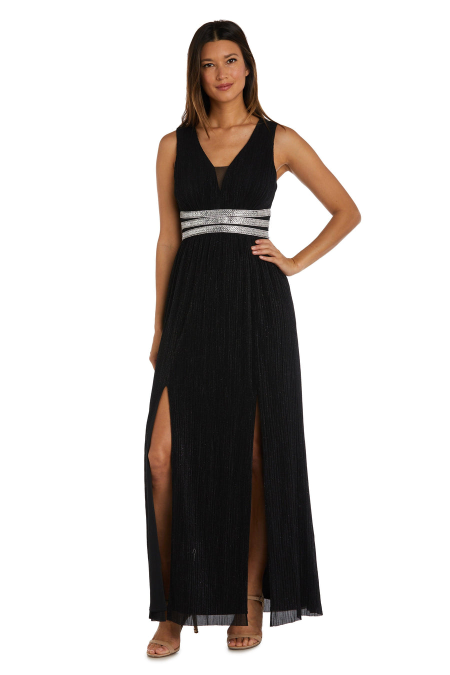 R&M Richards Long Mother of the Bride Dress 2522 - The Dress Outlet