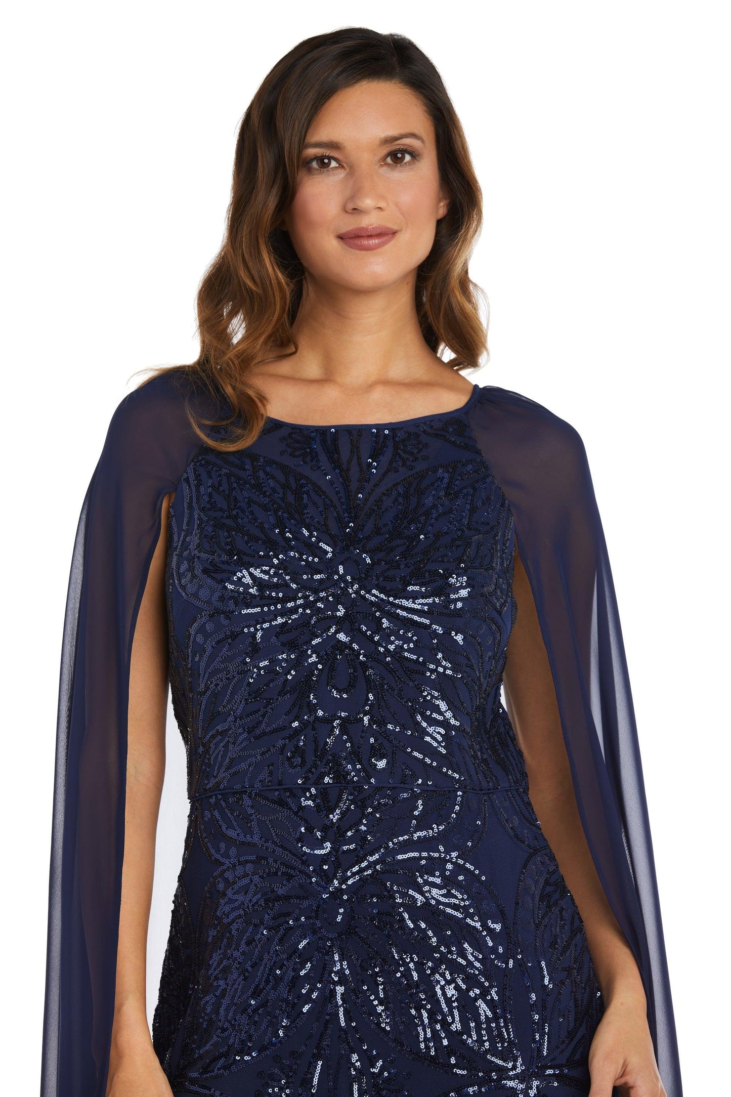 R&M Richards Long Mother of the Bride Dress 9262 - The Dress Outlet