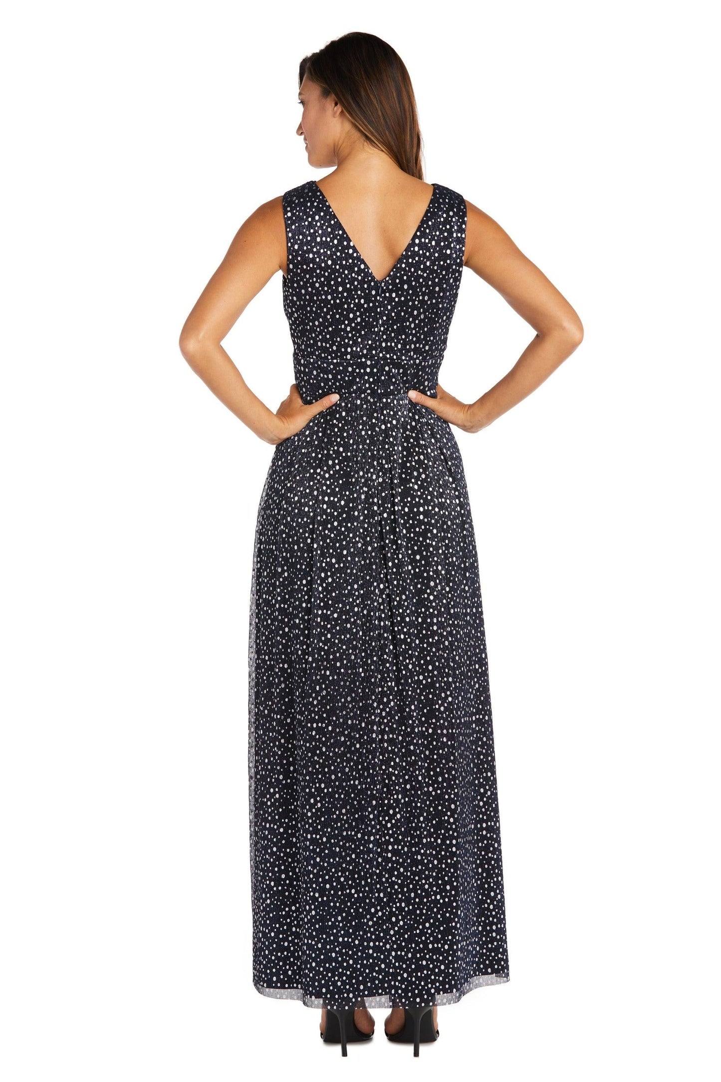 R&M Richards Long Mother of the Bride Dress 9308 - The Dress Outlet