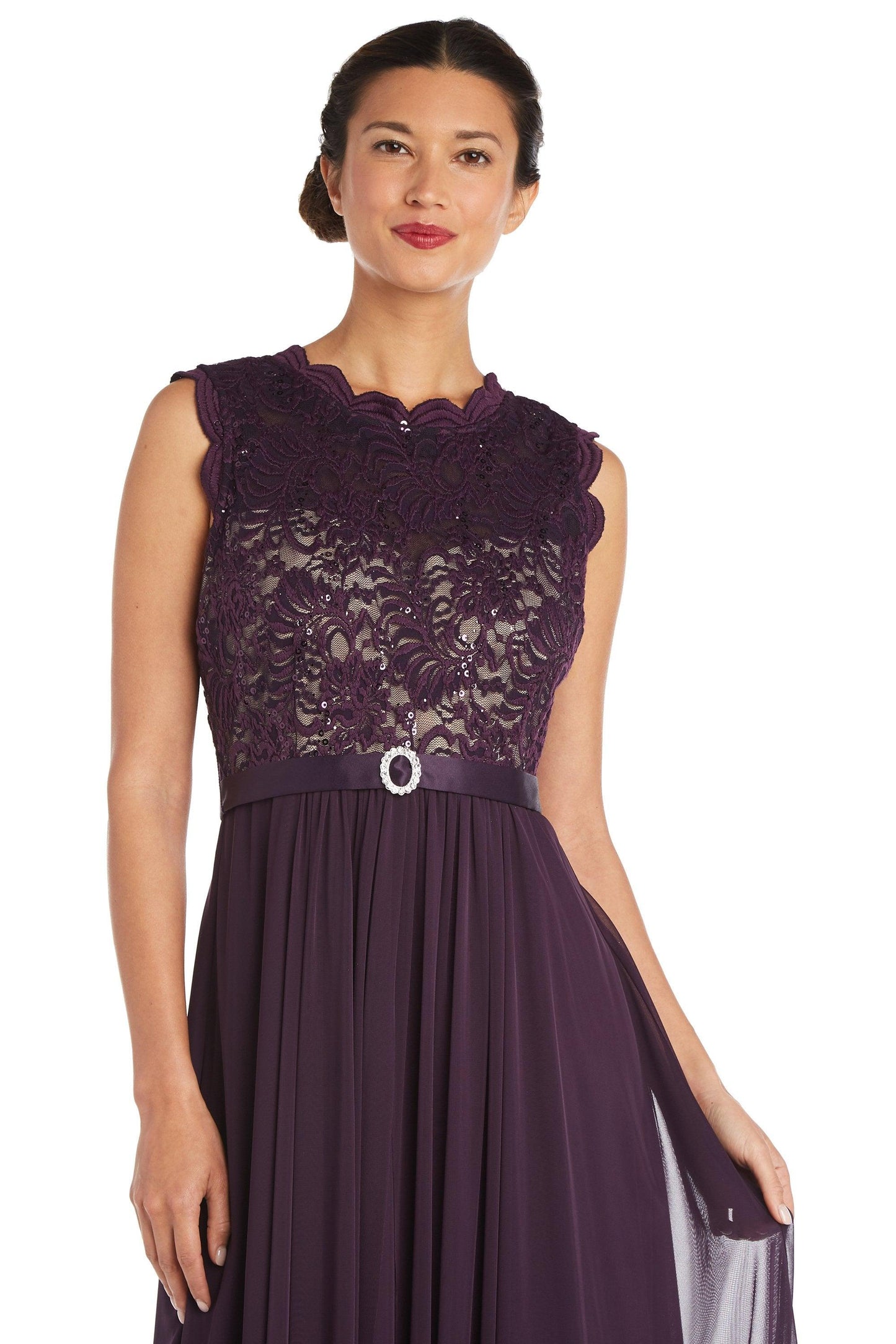 R&M Richards Long Mother of the Bride Dress 9406 - The Dress Outlet