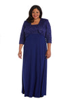 R&M Richards Long Plus Size Formal Dress 3606W - The Dress Outlet
