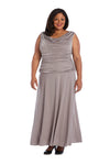 R&M Richards Long Plus Size Formal Dress 3629W - The Dress Outlet