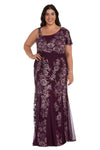 R&M Richards Long Plus Size Formal Dress 9623W - The Dress Outlet