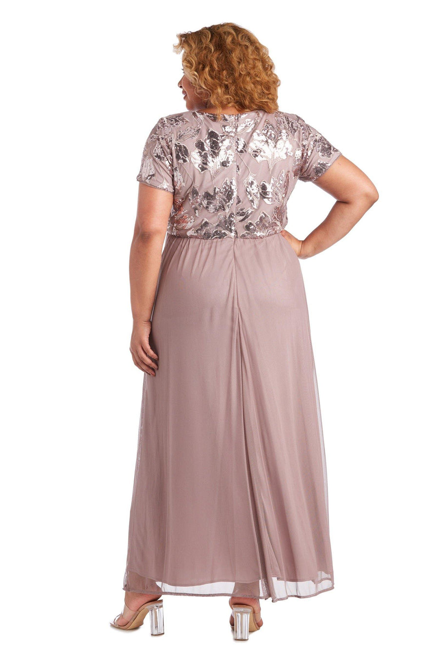 R&M Richards Long Plus Size Formal Dress Sale - The Dress Outlet