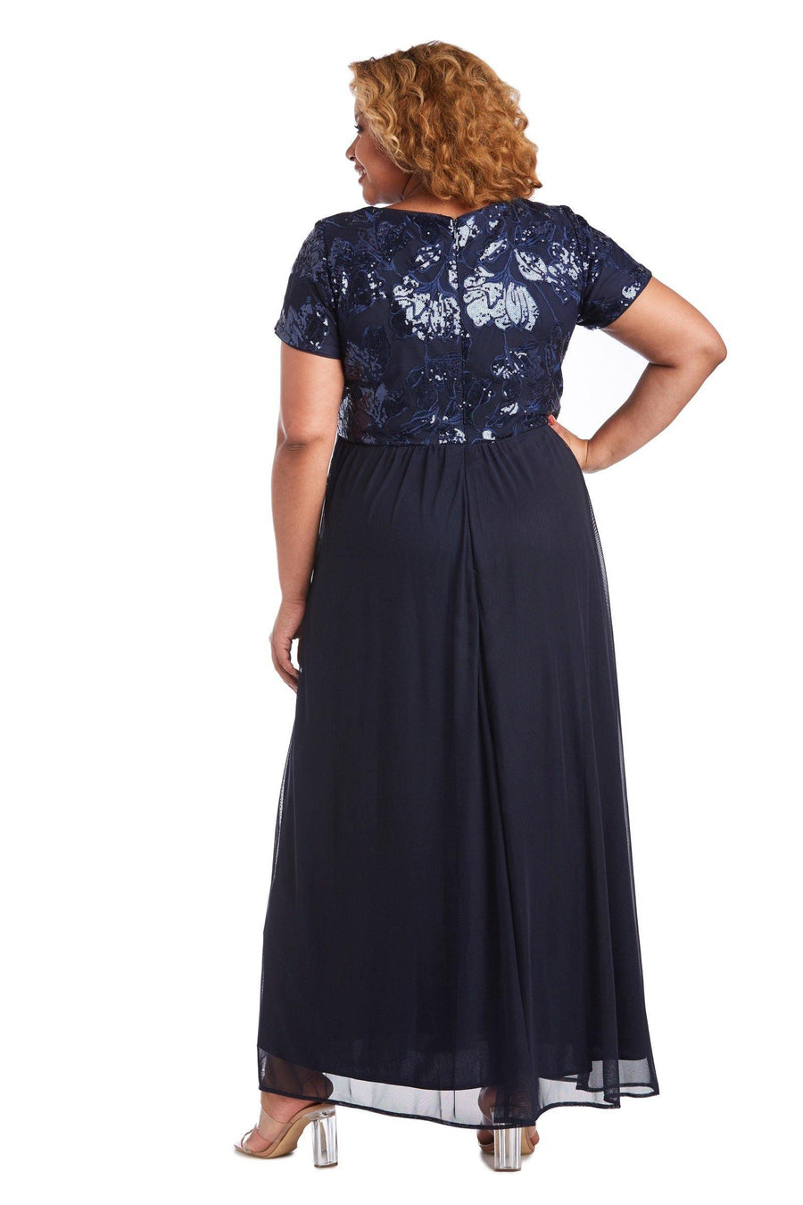 R&M Richards Long Plus Size Formal Dress Sale - The Dress Outlet