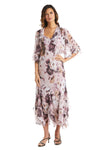 R&M Richards Long Two Piece Floral Jacket Dress 7915 - The Dress Outlet